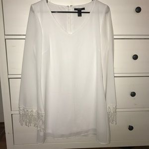 White long sleeve dress